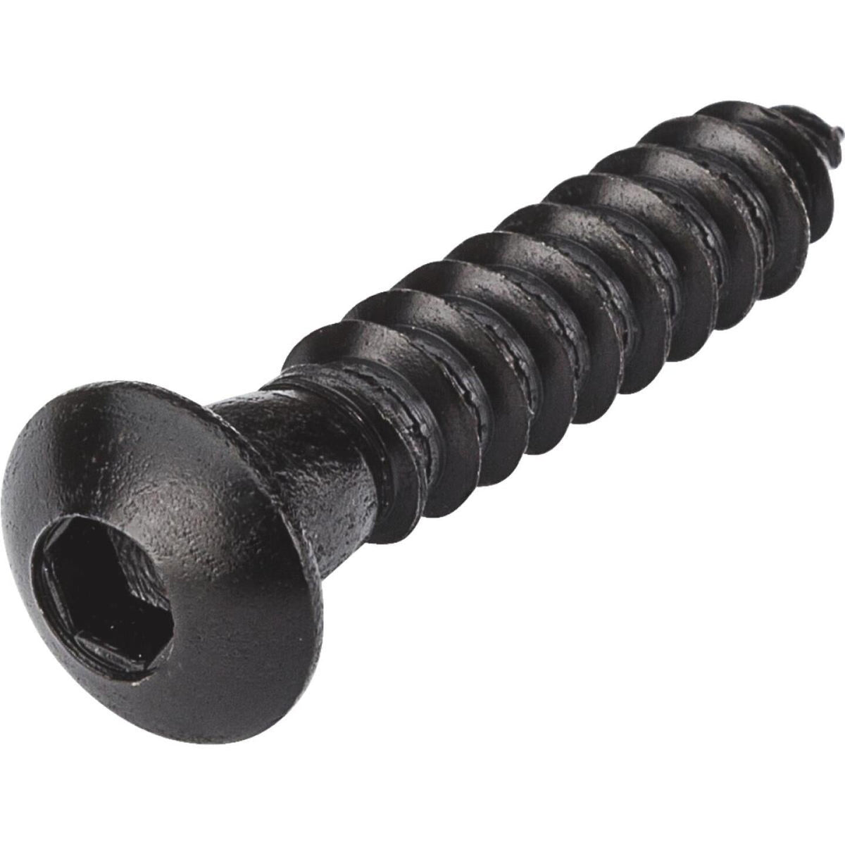 National 5/16 In. x 1-1/2 In. Hex Drive Round Head Black Lag Screw