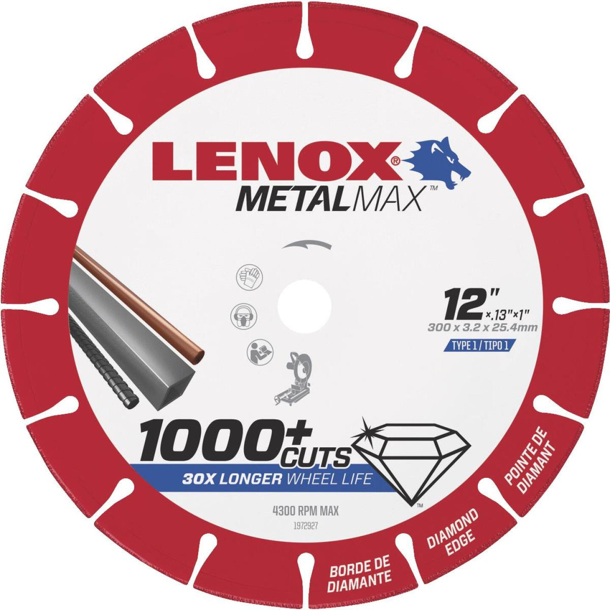 Lenox MetalMax 12 In. Segmented Rim Dry Cut Diamond Blade Pecos, TX