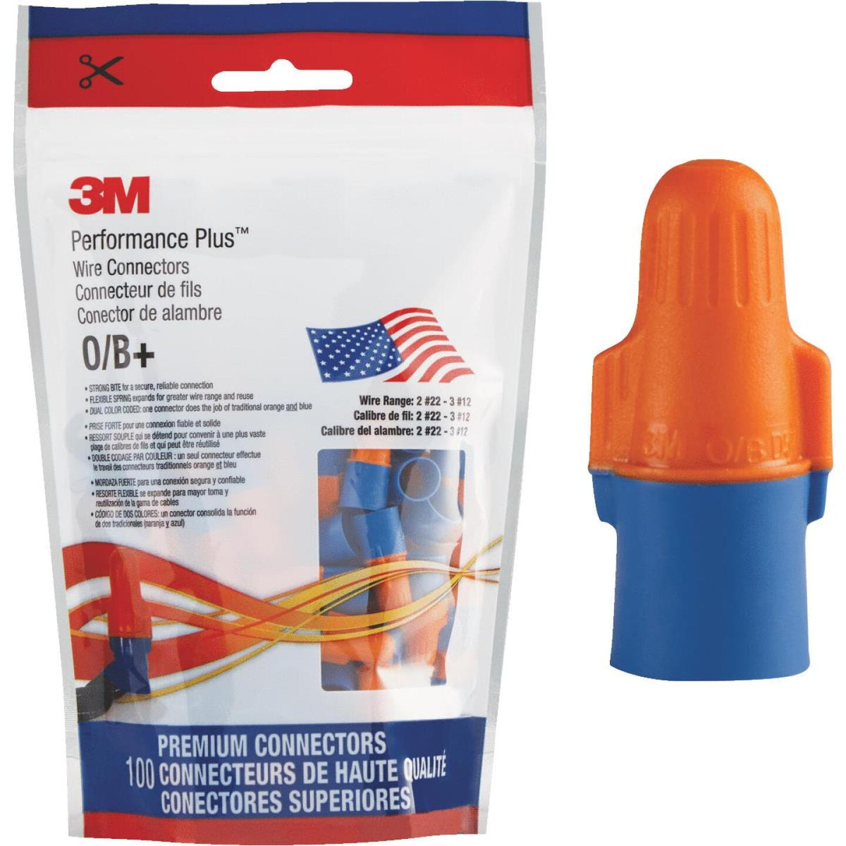 3M Performance Plus Small Wire Connector (100Pack) Pecos, TX