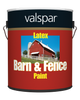 Valspar® Latex Barn & Fence Paint 1 Gallon Gloss Red (1 Gallon, Gloss Red)