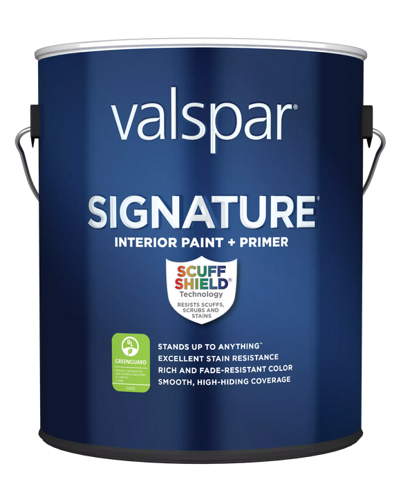 Valspar Signature® Interior Paint & Primer 1 Gallon Semi-Gloss Dover White (1 Gallon, Semi-Gloss Dover White)