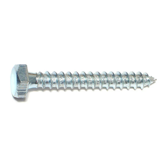 Monster Fastener Zinc Plated Grade 2 / A307 Steel Hex Head Lag Screws