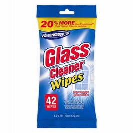 Streak-Free Glass Cleaner Wipes, 42-Ct.
