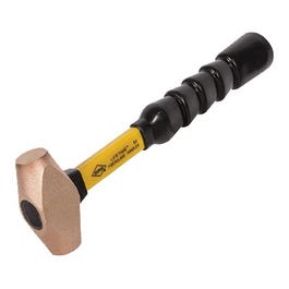 Sledge Hammer, Non-Sparking, Brass, 1-1/2-Lb., 12-In.
