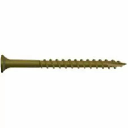 National Nail Bugle Head Deck Screw, 3-1/2 X #10, Tan, 250CT (3-1/2 x #10, Tan)