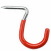 Storage Hook, Hammer-In, Red Vinyl Coated Steel, 1-In.