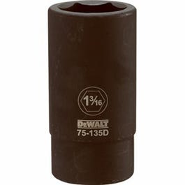 SAE Deep Impact Socket, 6-Point, 3/4-In. Drive, 1-3/16-in.