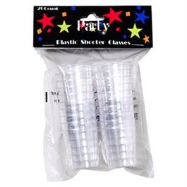 Shot Glass, Disposable Plastic, 20-Pk.