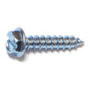 Monster Fastener Zinc Slotted Hex Washer Head Sheet Metal Screws