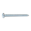 Monster Fastener Zinc Plated Steel Phillips Pan Head Sheet Metal Screws