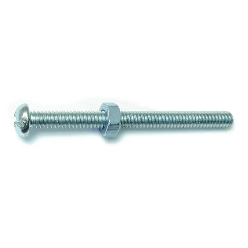 Monster Fastener Zinc Combo Round Head Machine Screws