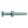 Monster Fastener Zinc Plated Steel Coarse Thread Phillips Flat Head Machine Screws