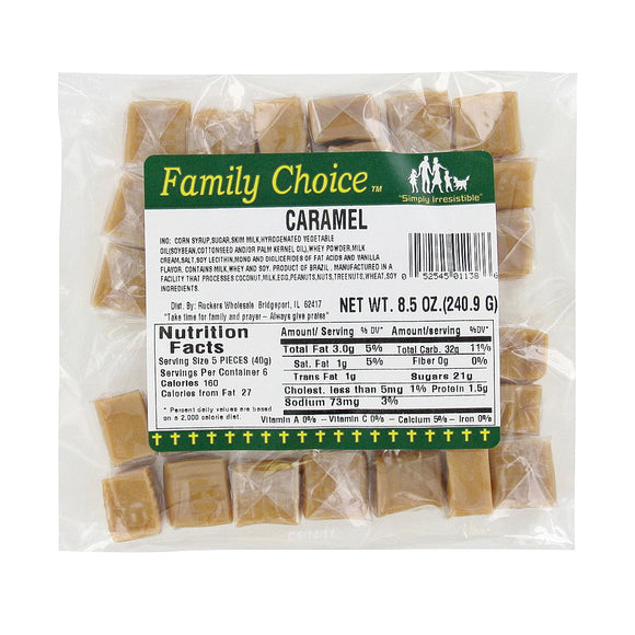 Family Choice 1138 Candy Caramel Flavor (8 oz)