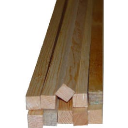 Solid Pine Moulding, Square, 3/4 x 3/4-In. x 8-Ft.