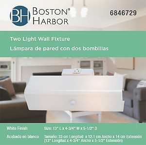 Boston Harbor Bracket Wall Light Fixture (75 W 2-Lamp)