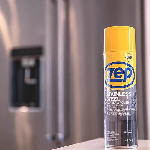 Zep Stainless Steel Cleaner and Polish – Removes Fingerprints and Water Spots