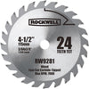 Rockwell Versacut 4-1/2 In. 24-Tooth Wood Circular Saw Blade