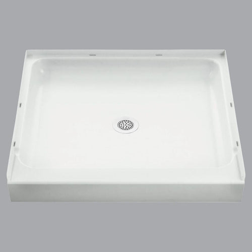 Sterling Ensemble 36 In. W x 34 In. D Center Drain Shower Floor & Base in White