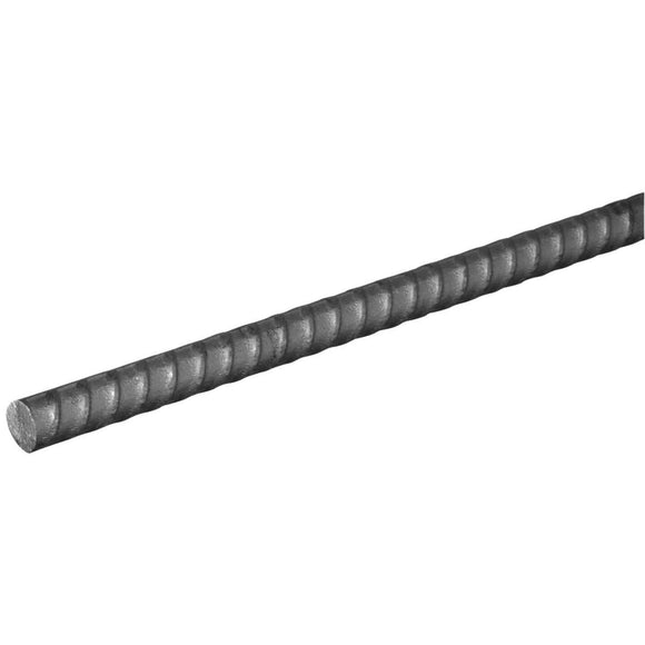 Hillman Steelworks #4 Weldable Hot-Rolled Steel Rebar (1/2 In. X4 Ft.)