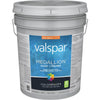 Valspar Medallion 100% Acrylic Paint & Primer Semi-Gloss Interior Wall Paint, White, 5 Gal.