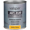 Valspar Oil-Based Gloss Anti-Rust Armor Safety Color Rust Control Enamel, Safety Yellow, 1 Qt.