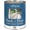 Valspar 1 Qt. White Self Priming Latex Satin Porch & Floor Enamel