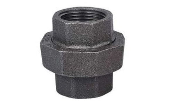 Worldwide Sourcing Malleable Ground Joint Union Black