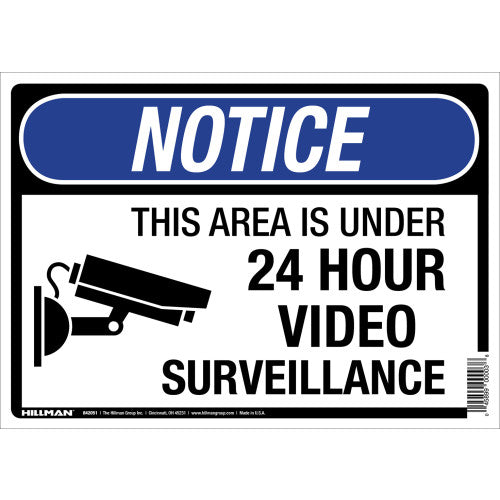 Hillman Group Under Surveillance Sign