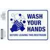 Hillman Wash Hands Sign