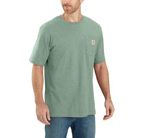 Carhartt Short-Sleeve Pocket T-Shirt K87 (XL 2Pk, Navy)