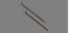 Monster Fastener Brown Painted Steel Panel Flat Head Nails