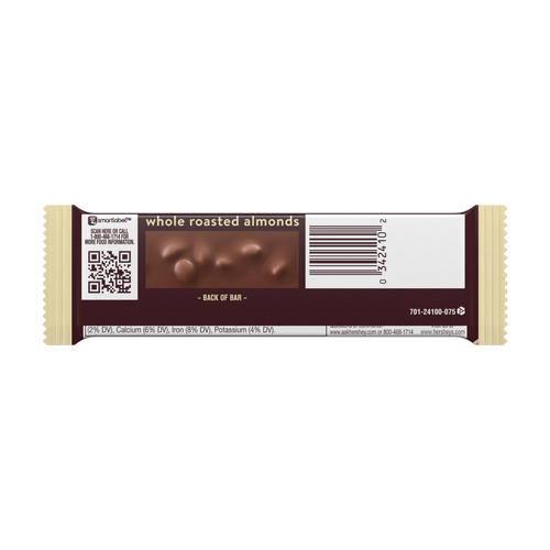HERSHEY'S Milk Chocolate with Almonds Candy Bar