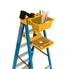 Werner 4ft Type I Fiberglass Step Ladder with Shelf 6004S