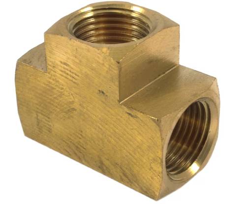 Forney Industries, Inc. Brass Tee, 3/8 in NPT