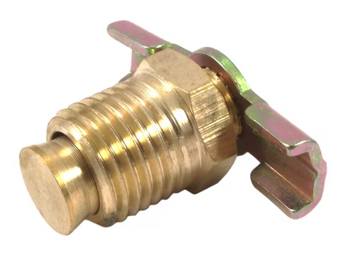 Forney Industries, Inc. Drain Cock/Comp Tank, 1/4 in NPT