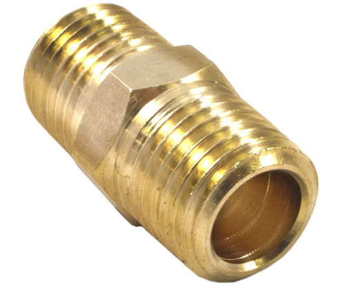 Forney Industries, Inc. Male Coupling, 1/4 in Male NPT