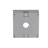 Hubbell Bell 2-Gang Weatherproof Box Three 3/4 in. Threaded Outlets Gray