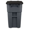 Rubbermaid Commercial Rollout Container 50 Gal Gray