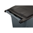 Rubbermaid Commercial Rollout Container 50 Gal Gray