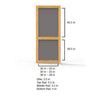 Screen Tight Woodcraft Wood Screen Door