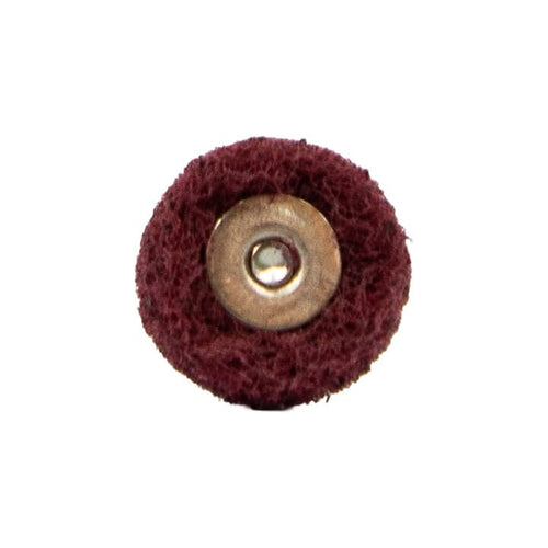 Forney Satin Buffing Pad, 3/4 in with 3/32 in Shaft
