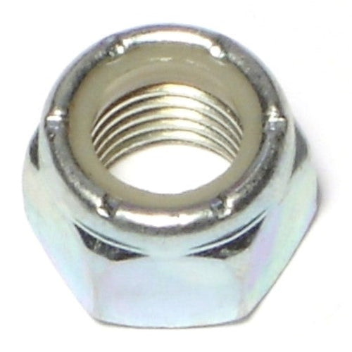 Monster Fastener Zinc Plated Grade 2 Steel Fine Thread Nylon Insert Lock Nuts