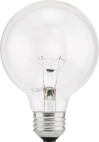 Sylvania Decorative 40W G25 Clear 3PK