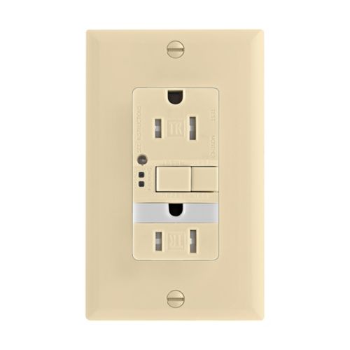 Eaton GFCI Receptacle TRSGFNL15V