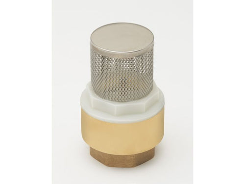 B&K Industries Brass 1-1/4-in FIP Foot Valve - Lead-Free