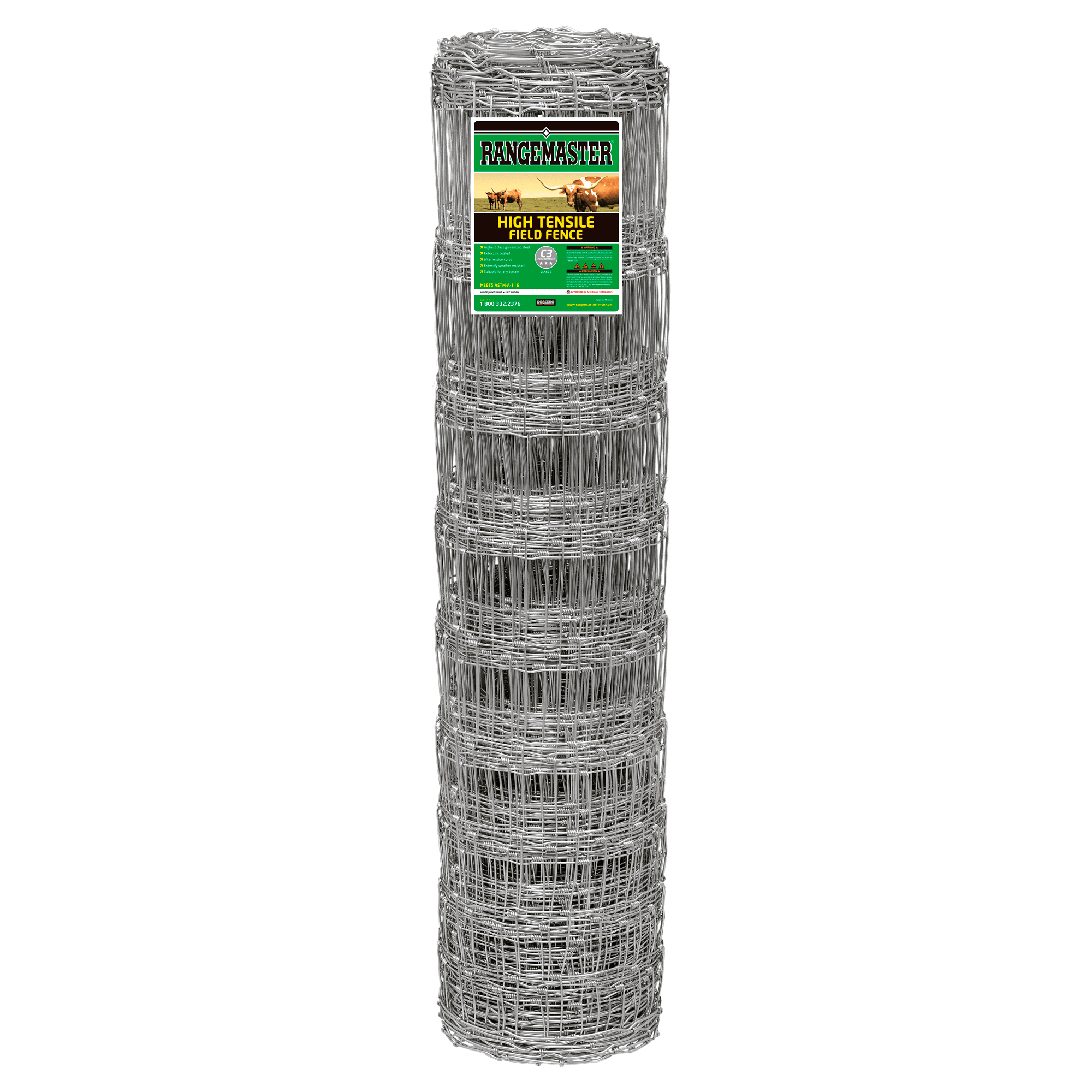 Range Master High Tensile Hinge Joint Field Fence 330 ft Roll L 47 in H