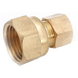 Adapter, Brass, Compression, Female, 7/8 x 3/4-In.