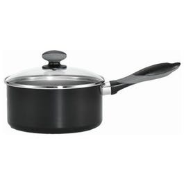 Get-A-Grip Black 3-Qt. Aluminum Sauce Pan