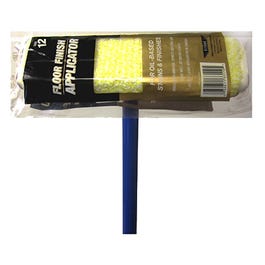 Oil-Based Floor Finish Applicator With Pole, Microfiber, 12-In.
