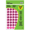 Garage Sale Price Stickers, Pink, .75-In., 648-Pc.